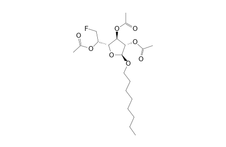 N-OCTYL-2,3,5-TRI-O-ACETYL-6-DEOXY-6-FLUORO-BETA-D-GALACTOFURANOSIDE