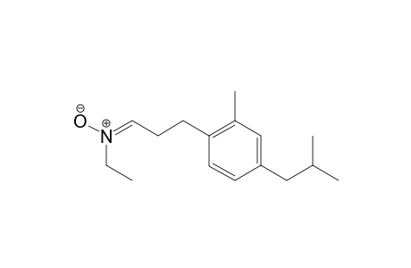 (E)-N-ethyl-3-(4-isobutyl-2-methylphenyl)propan-1-imine oxide