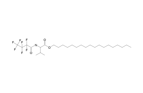 L-Valine, N-heptafluorobutyryl-, octadecyl ester