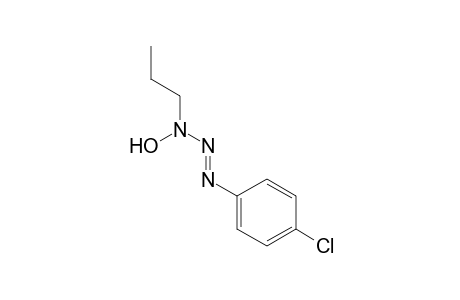 1-(p-chlorophenyl)-3-hydroxy-3-propyltriazene