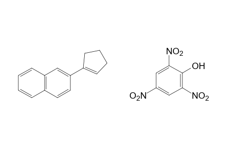 2-(1-cyclopenten-1-yl)naphthalene, picrate