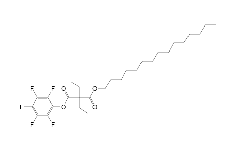 Diethylmalonic acid, pentadecyl pentafluorophenyl ester