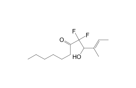 (E)-5,5-Difluoro-4-hydroxy-3-methyl-2-dodecen-6-one