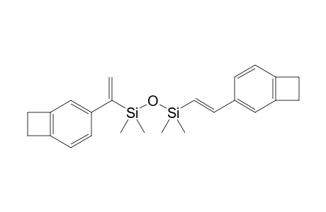 (E)-1-(1-(Bicyclo[4.2.0]octa-1(6),2,4-trien-3-yl)vinyl)-3-(2-(bicyclo[4.2.0]octa-1(6),2,4-trien-3-yl)vinyl)-1,1,3,3-tetramethyldisiloxane