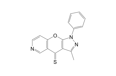 3-METHYL-1-PHENYL-PYRAZOLO-[4',3':5,6]-PYRANO-[3,2-C]-PYRIDINE-4(1H)-THIONE