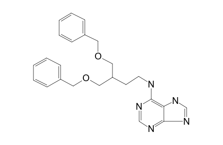 Adenine, N-[4-(benzyloxy)-3-[(benzyloxy)methyl]butyl]-