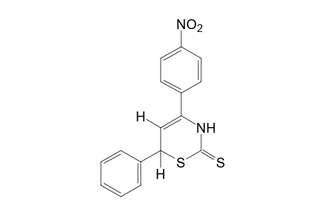 3,6-dihydro-4-(p-nitrophenyl)-6-phenyl-2H-1,3-thiazine-2-thione