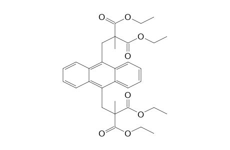 Diethyl 2-((10-[3-ethoxy-2-(ethoxycarbonyl)-2-methyl-3-oxopropyl]-9-anthryl)methyl)-2-methylmalonate