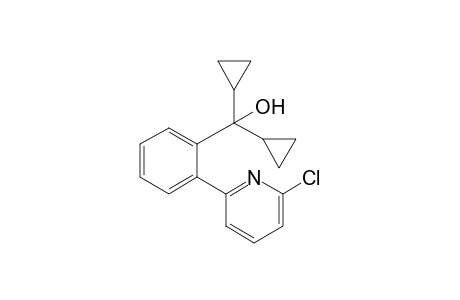 [2-(6-chloranylpyridin-2-yl)phenyl]-dicyclopropyl-methanol