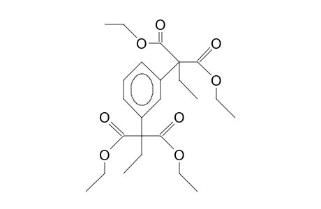 A,A'-Diethyl-M-phenylene-dimalonic acid, tetraethyl ester