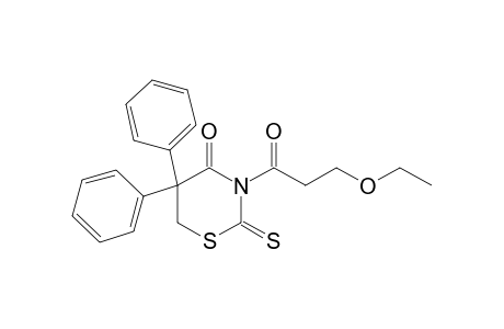dihydro-5,5-diphenyl-3-(3-ethoxypropionyl)-2-thio-1,3-thiazine-2,4(3H)-dione
