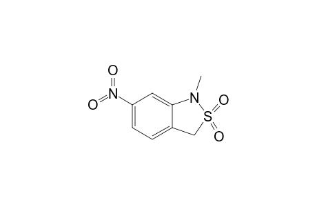 6-Nitro-1-methyl-2,1-benzisothiazoline 2,2-dioxide