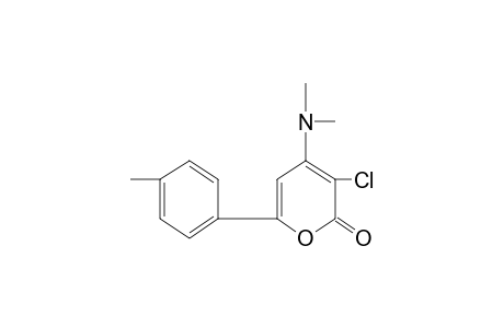 3-chloro-4-(dimethylamino)-6-p-tolyl-2H-pyran-2-one