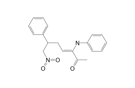 7-Nitro-3-(N-phenylamino)-6-phenylhept-3-en-2-one