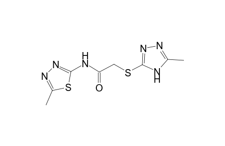 N-(5-Methyl-[1,3,4]thiadiazol-2-yl)-2-(5-methyl-4H-[1,2,4]triazol-3-ylsulfanyl)-acetamide