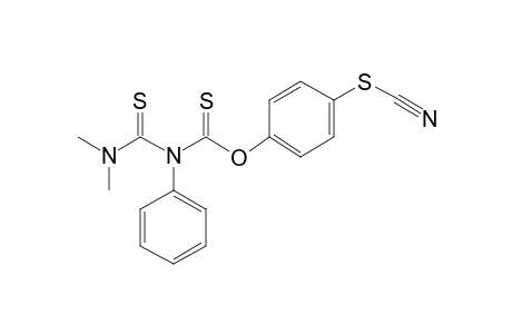 o-(p-Thiocyanatophenyl) 4,4-dimethyl-2-phenyl-1,3-dithioallophanate