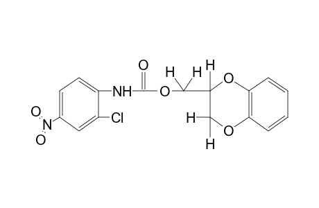 2-chloro-4-nitrocarbanilic acid, (1,4-benzodioxan-2-yl)methyl ester