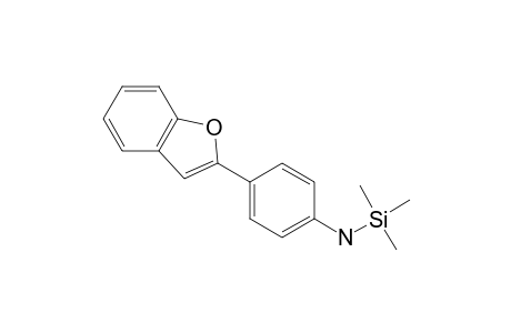 4-(1-Benzofuran-2-yl)aniline, tms derivative