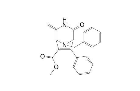 Methyl 8-benzyl-4-methylene-2-oxo-7-phenyl-3,8-diazabicyclo[3.2.1]octa-6-ene-6-carboxylate