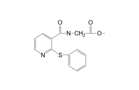 N-[2-(phenylthio)nicotinoyl]glycine, methyl ester