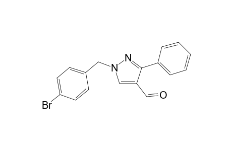 1-(4-bromobenzyl)-3-phenyl-1H-pyrazole-4-carbaldehyde