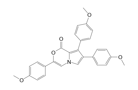 3,7,8-Tris(4-methoxyphenyl)pyrrolo[2,1-c][1,4]oxazin-1-one