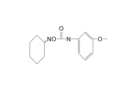 cyclohexanone, O-[(m-methoxyphenyl)carbamoyl]oxime