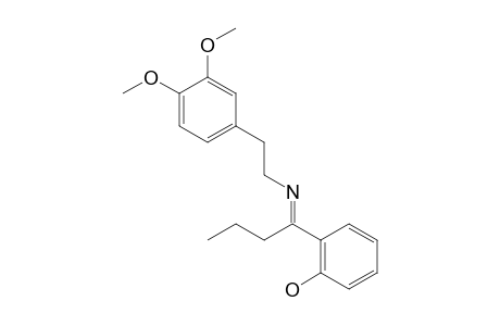 o-[N-(3,4-dimethoxyphenethyl)butyrimidoyl]phenol