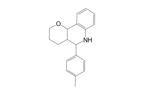 5-(4-methylphenyl)-3,4,4a,5,6,10b-hexahydro-2H-pyrano[3,2-c]quinoline