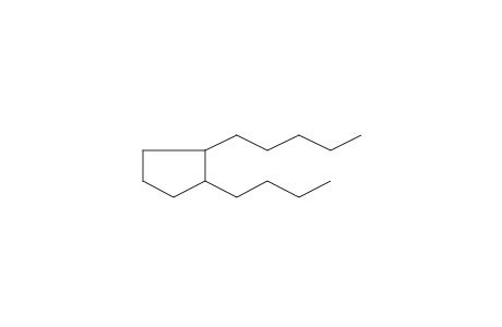 Cyclopentane, 1-butyl-2-pentyl-