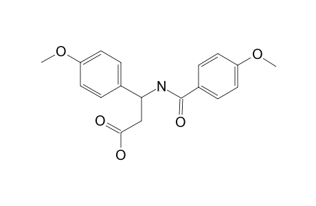 3-(4-Methoxyphenyl)-3-(p-anisoylamino)propionic acid