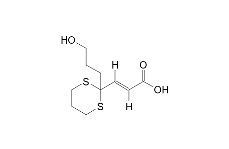 trans-2-(3-hydroxypropyl)-m-dithiane-2-acrylic acid