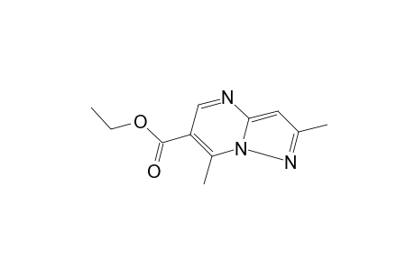 2,7-dimethylpyrazolo[1,5-a]pyrimidine-6-carboxylic acid, ethyl ester