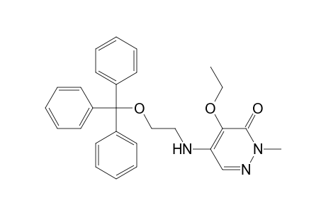 4-ethoxy-2-methyl-5-{[2-(trityloxy)ethyl]amino}-3(2H)-pyridazinone