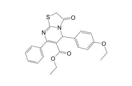 ethyl 5-(4-ethoxyphenyl)-3-oxo-7-phenyl-2,3-dihydro-5H-[1,3]thiazolo[3,2-a]pyrimidine-6-carboxylate