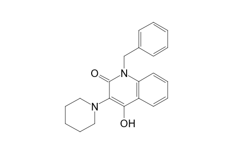2(1H)-quinolinone, 4-hydroxy-1-(phenylmethyl)-3-(1-piperidinyl)-