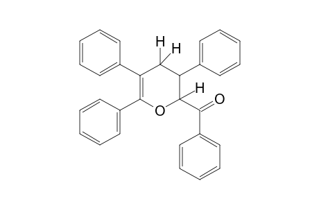 3,4-dihydro-3,5,6-triphenyl-2H-pyran-2-yl phenyl ketone