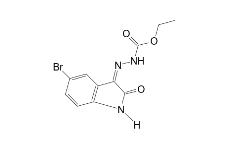 3-(5-bromo-2-oxo-3-indolinylidene)carbazic acid, ethyl ester