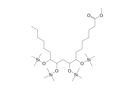 Octadecanoic acid, 8,9,11,12-tetrakis[(trimethylsilyl)oxy]-, methyl ester