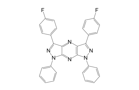 3,5-Bis(4-fluorophenyl)-1,7-diphenyl-1,7-dihydrodipyrazolo[3,4-b:4',3'-e]pyrazine