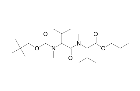 Valylvaline, N,N'-dimethyl-N'-neopentyloxycarbonyl-, propyl ester