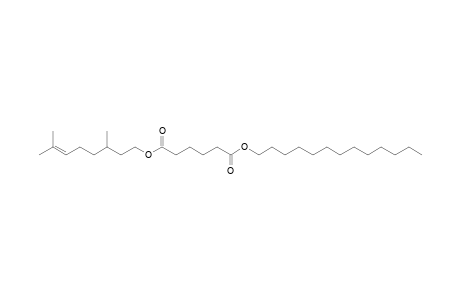 Adipic acid, .beta.-citronellyl tridecyl ester