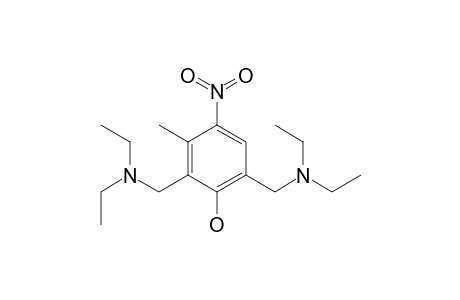 2,6-bis(Diethylaminomethyl)-3-methyl-4-nitrophenol