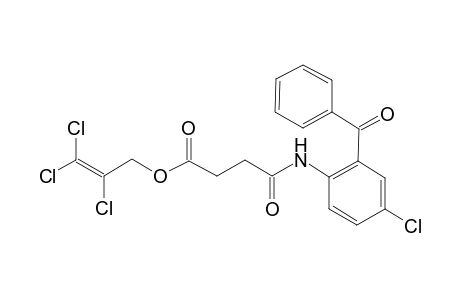 2,3,3-Trichloro-2-propenyl 4-(2-benzoyl-4-chloroanilino)-4-oxobutanoate