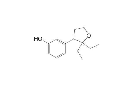 3-(2,2-Diethyltetrahydrofuran-3-yl)phenol