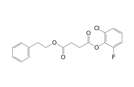 Succinic acid, 2-chloro-6-fluorophenyl phenethyl ester