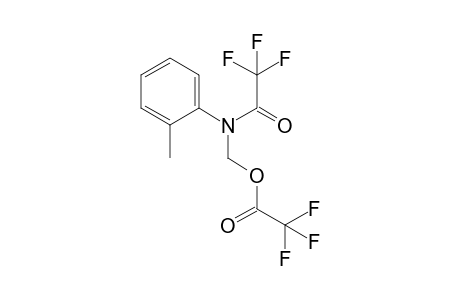 (2,2,2-trifluoro-N-o-tolylacetamido)methyl 2,2,2-trifluoroacetate