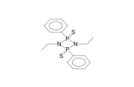 1,3-Diethyl-2-4-diphenyl-,2,4-disulfide 1,3,2,4-dizadiphosphetidine