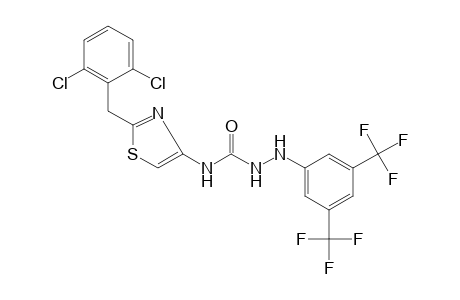 4-[2-(2,6-DICHLOROBENZYL)-4-THIAZOLYL]-1-(alpha,alpha,alpha,alpha',alpha',alpha'-HEXAFLUORO-3,5-XYLYL)SEMICARBAZIDE