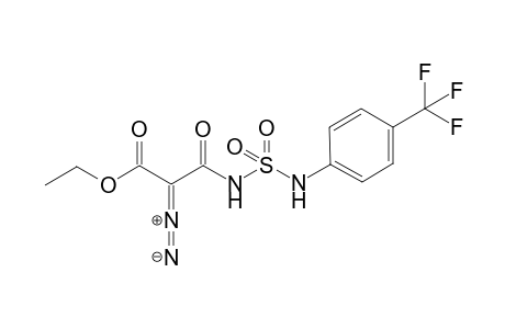 N-(p-Trifluoromethylphenyl)aminosulphonylcarbethoxydiazoacetamide